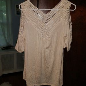 French Laundry split sleeve blouse